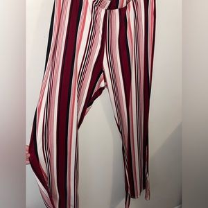 Striped Flare Pants